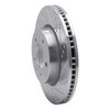 E-Line Drilled & Slotted Silver Brake Rotor, 2005-2007 Land Rover, Position: Front Right - image 3