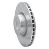 E-Line Drilled & Slotted Silver Brake Rotor, 2010-2012 Land Rover, Position: Front Right - image 2