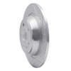 E-Line Drilled & Slotted Silver Brake Rotor, 2009-2015 Fits Multiple Makes/Models, Position: Rear Right - image 3