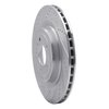 E-Line Drilled & Slotted Silver Brake Rotor, Fits Select Land Rover, Position: Rear Left - image 3