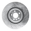 E-Line Drilled & Slotted Silver Brake Rotor, 2015-2019 Fits Multiple Makes/Models, Position: Front Left - image 2