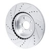 E-Line Drilled & Slotted Silver Brake Rotor, 2015-2019 Fits Multiple Makes/Models, Position: Front Right - image 4