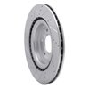 E-Line Drilled & Slotted Silver Brake Rotor, Fits Select Land Rover, Position: Rear Right - image 2