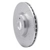 E-Line Drilled & Slotted Silver Brake Rotor, Fits Select Land Rover, Position: Front Left - image 2