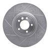 E-Line Drilled & Slotted Silver Brake Rotor, Fits Select Land Rover, Position: Front Left - image 3