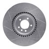 E-Line Drilled & Slotted Silver Brake Rotor, Fits Select Land Rover, Position: Front Left - image 4