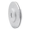 E-Line Drilled & Slotted Silver Brake Rotor, Fits Select Fits Multiple Makes/Models, Position: Front Left - image 1