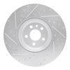 E-Line Drilled & Slotted Silver Brake Rotor, Fits Select Fits Multiple Makes/Models, Position: Front Right - image 2