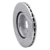 E-Line Drilled & Slotted Silver Brake Rotor, 2003-2020 Fits Multiple Makes/Models, Position: Front Right - image 2