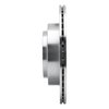 E-Line Drilled & Slotted Silver Brake Rotor, 2005-2009 Subaru, Position: Rear Left - image 3
