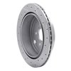 E-Line Drilled & Slotted Silver Brake Rotor, Fits Select Fits Multiple Makes/Models, Position: Rear Left - image 4