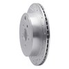 E-Line Drilled & Slotted Silver Brake Rotor, Fits Select Fits Multiple Makes/Models, Position: Rear Right - image 2