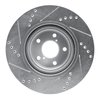 E-Line Drilled & Slotted Silver Brake Rotor, Fits Select Fits Multiple Makes/Models, Position: Front Right - image 4