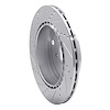 E-Line Drilled & Slotted Silver Brake Rotor, 2017-2020 Fits Multiple Makes/Models, Position: Rear Right - image 1