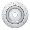 E-Line Drilled & Slotted Silver Brake Rotor, Fits Select Subaru, Position: Rear Left - image 4