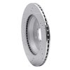 E-Line Drilled & Slotted Silver Brake Rotor, Fits Select Subaru, Position: Rear Right - image 3