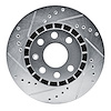 E-Line Drilled & Slotted Silver Brake Rotor, 1988-2002 GM, Position: Front Left - image 1
