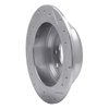 E-Line Drilled & Slotted Silver Brake Rotor, 1986-1989 Jaguar, Position: Rear Left - image 4