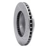 E-Line Drilled & Slotted Silver Brake Rotor, 1990-1997 Jaguar, Position: Front Left - image 3