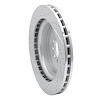 E-Line Drilled & Slotted Silver Brake Rotor, 2003-2005 Jaguar, Position: Front Right - image 1