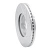 E-Line Drilled & Slotted Silver Brake Rotor, 2006-2008 Jaguar, Position: Front Left - image 2