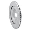 E-Line Drilled & Slotted Silver Brake Rotor, Fits Select Jaguar, Position: Rear Right - image 2