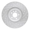 E-Line Drilled & Slotted Silver Brake Rotor, 2018-2020 Fits Multiple Makes/Models, Position: Front Left - image 2