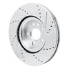 E-Line Drilled & Slotted Silver Brake Rotor, 2020-2020 Fits Multiple Makes/Models, Position: Front Left - image 3