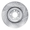 E-Line Drilled & Slotted Silver Brake Rotor, 2020-2020 Fits Multiple Makes/Models, Position: Front Left - image 4