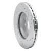 E-Line Drilled & Slotted Silver Brake Rotor, 1994-2002 Fits Multiple Makes/Models, Position: Front Left - image 4