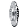 E-Line Drilled & Slotted Silver Brake Rotor, Fits Select Kia/Hyundai/Genesis, Position: Front Right - image 1