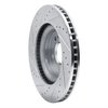 E-Line Drilled & Slotted Silver Brake Rotor, Fits Select Kia/Hyundai/Genesis, Position: Front Right - image 4
