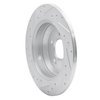 E-Line Drilled & Slotted Silver Brake Rotor, Fits Select Kia/Hyundai/Genesis, Position: Rear Right - image 2