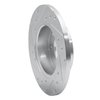E-Line Drilled & Slotted Silver Brake Rotor, 1981-1983 Renault, Position: Front Right - image 2