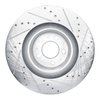 E-Line Drilled & Slotted Silver Brake Rotor, Fits Select Tesla, Position: Front Left - image 4