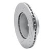 E-Line Drilled & Slotted Silver Brake Rotor, 1976-1993 Volvo, Position: Front Right - image 3