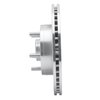 E-Line Drilled & Slotted Silver Brake Rotor, 1982-1987 Volvo, Position: Front Left - image 4