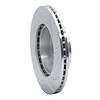 E-Line Drilled & Slotted Silver Brake Rotor, 1982-1990 Volvo, Position: Front Left - image 1