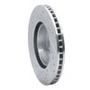 E-Line Drilled & Slotted Silver Brake Rotor, 1991-1995 Volvo, Position: Front Right - image 2