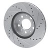 E-Line Drilled & Slotted Silver Brake Rotor, 1995-2004 Volvo, Position: Front Left - image 4