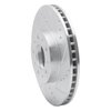 E-Line Drilled & Slotted Silver Brake Rotor, 1995-2004 Volvo, Position: Front Right - image 3