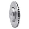 E-Line Drilled & Slotted Silver Brake Rotor, 1999-2009 Volvo, Position: Front Right - image 2