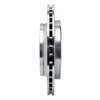 E-Line Drilled & Slotted Silver Brake Rotor, 2000-2000 Volvo, Position: Rear Left - image 3