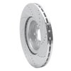 E-Line Drilled & Slotted Silver Brake Rotor, 2007-2016 Volvo, Position: Front Left - image 4