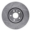 E-Line Drilled & Slotted Silver Brake Rotor, 2007-2018 Fits Multiple Makes/Models, Position: Front Right - image 3