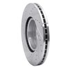 E-Line Drilled & Slotted Silver Brake Rotor, 2007-2018 Fits Multiple Makes/Models, Position: Front Right - image 4