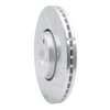 E-Line Drilled & Slotted Silver Brake Rotor, 2003-2014 Volvo, Position: Front Right - image 3