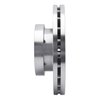 E-Line Drilled & Slotted Silver Brake Rotor, 1994-2010 UD, Position: Front Right - image 2