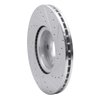 E-Line Drilled & Slotted Silver Brake Rotor, 2016-2017 Volvo, Position: Front Left - image 3