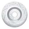 E-Line Drilled & Slotted Silver Brake Rotor, Fits Select Volvo, Position: Rear Left - image 3